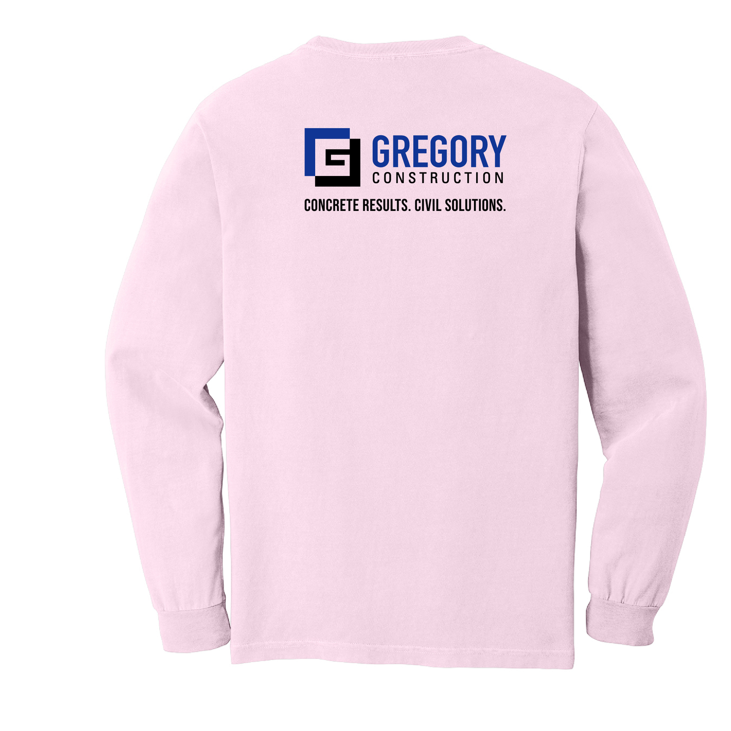 Gregory Construction - COMFORT COLORS Heavyweight Ring Spun Long Sleeve Tee