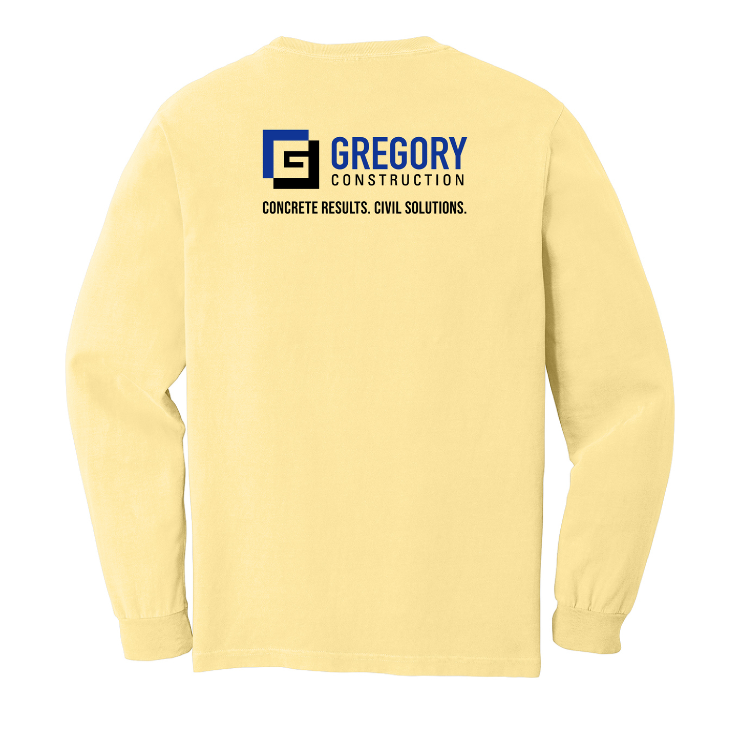 Gregory Construction - COMFORT COLORS Heavyweight Ring Spun Long Sleeve Tee