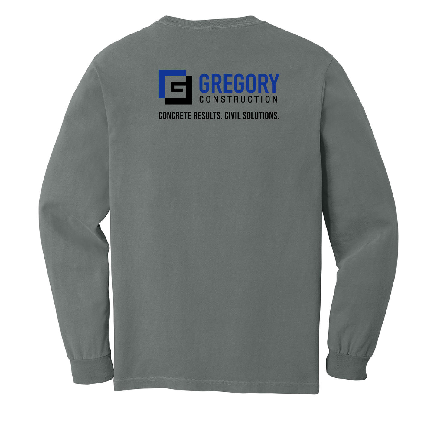 Gregory Construction - COMFORT COLORS Heavyweight Ring Spun Long Sleeve Tee