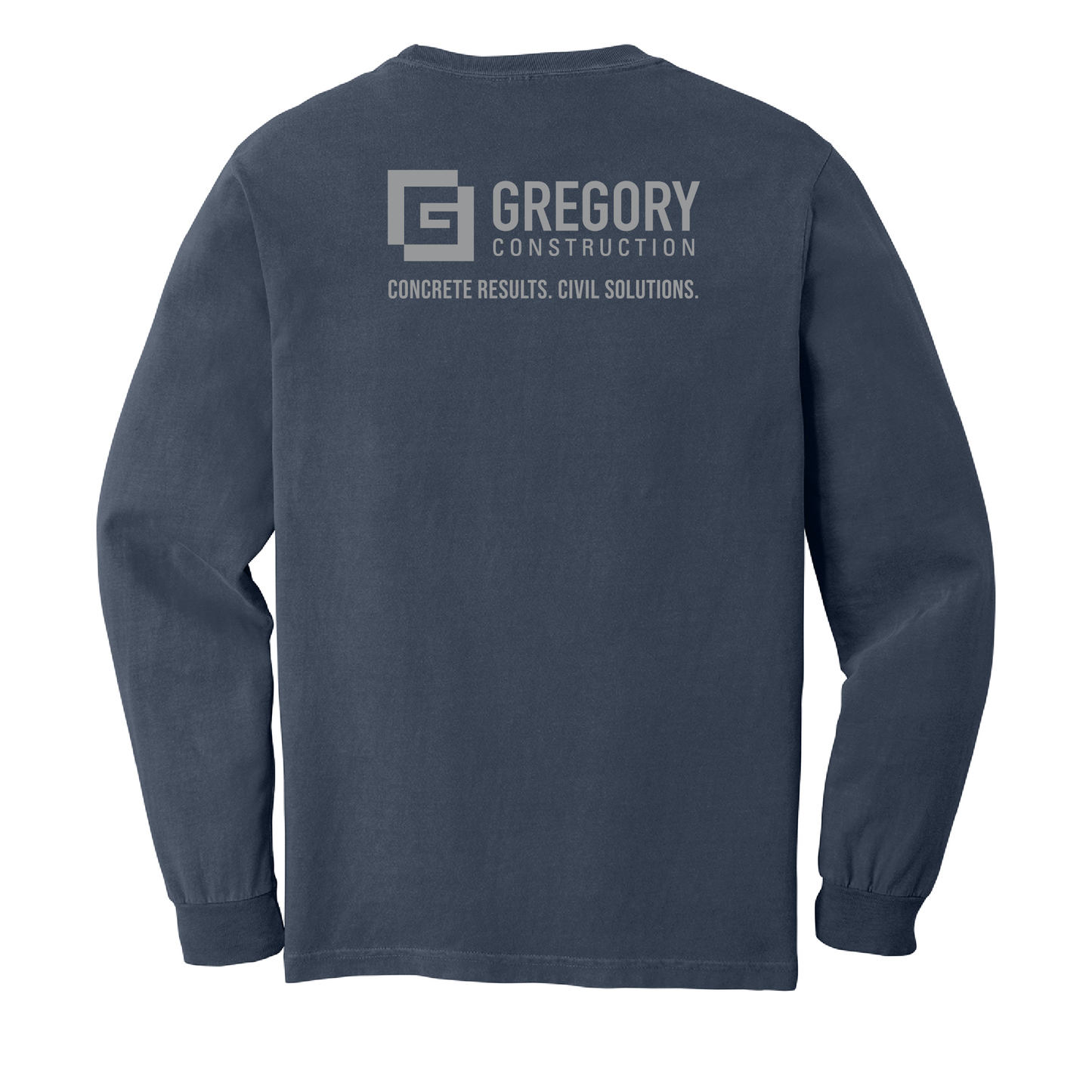 Gregory Construction - COMFORT COLORS Heavyweight Ring Spun Long Sleeve Tee