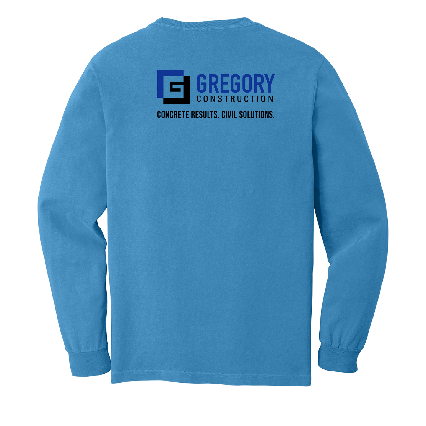Gregory Construction - COMFORT COLORS Heavyweight Ring Spun Long Sleeve Tee