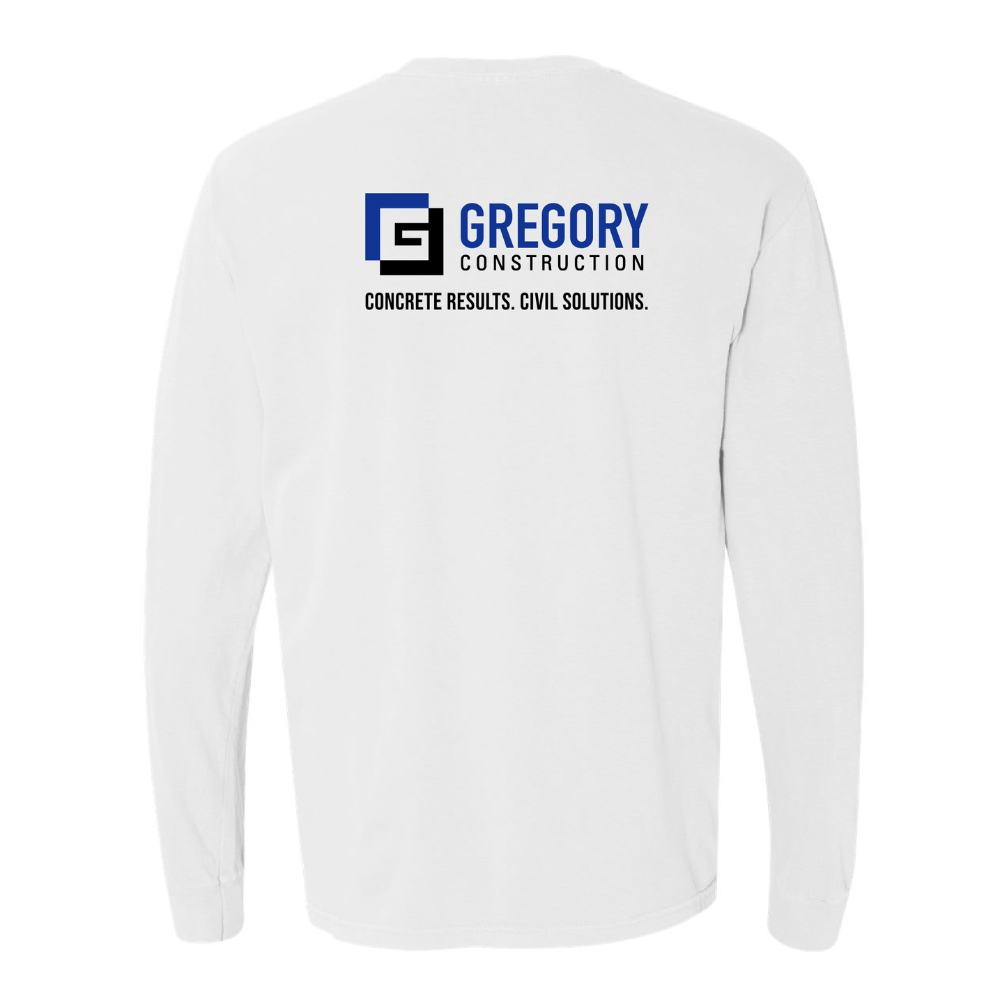 Gregory Construction - COMFORT COLORS Heavyweight Ring Spun Long Sleeve Tee