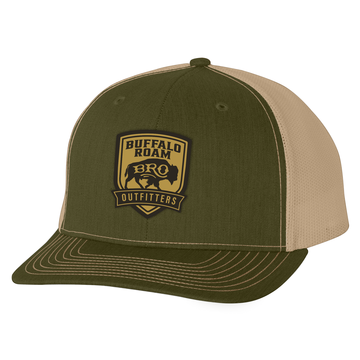 BRO Shield PVC Patch Trucker Hat in Green