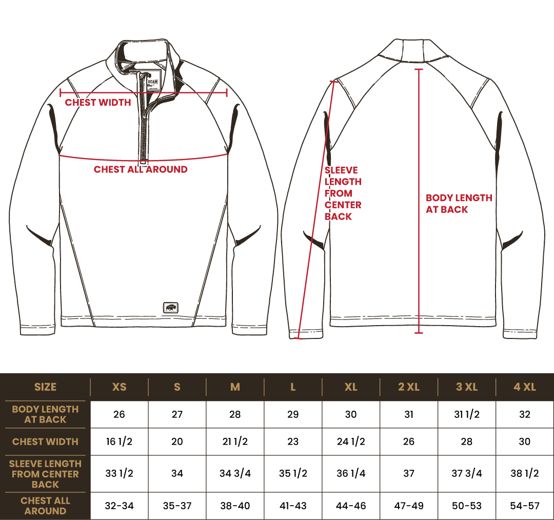Sizing Chart