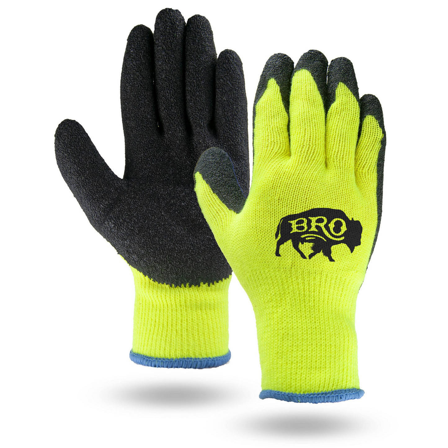 Hi-Viz Palm Dipped Gloves