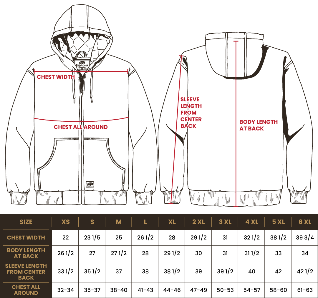 Sizing Chart