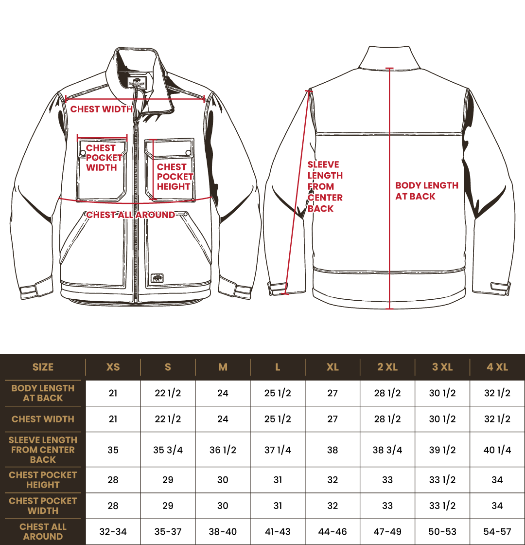 Sizing Chart