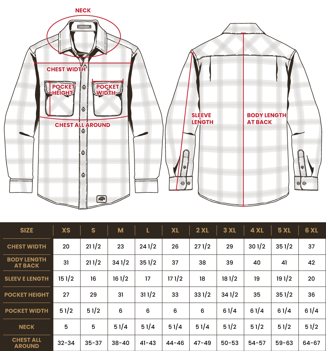 Sizing Chart