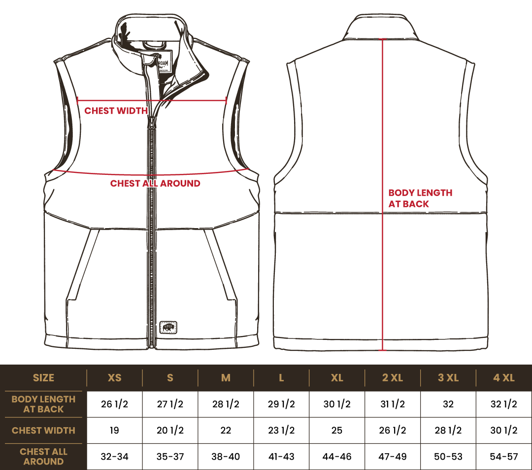 Sizing Chart