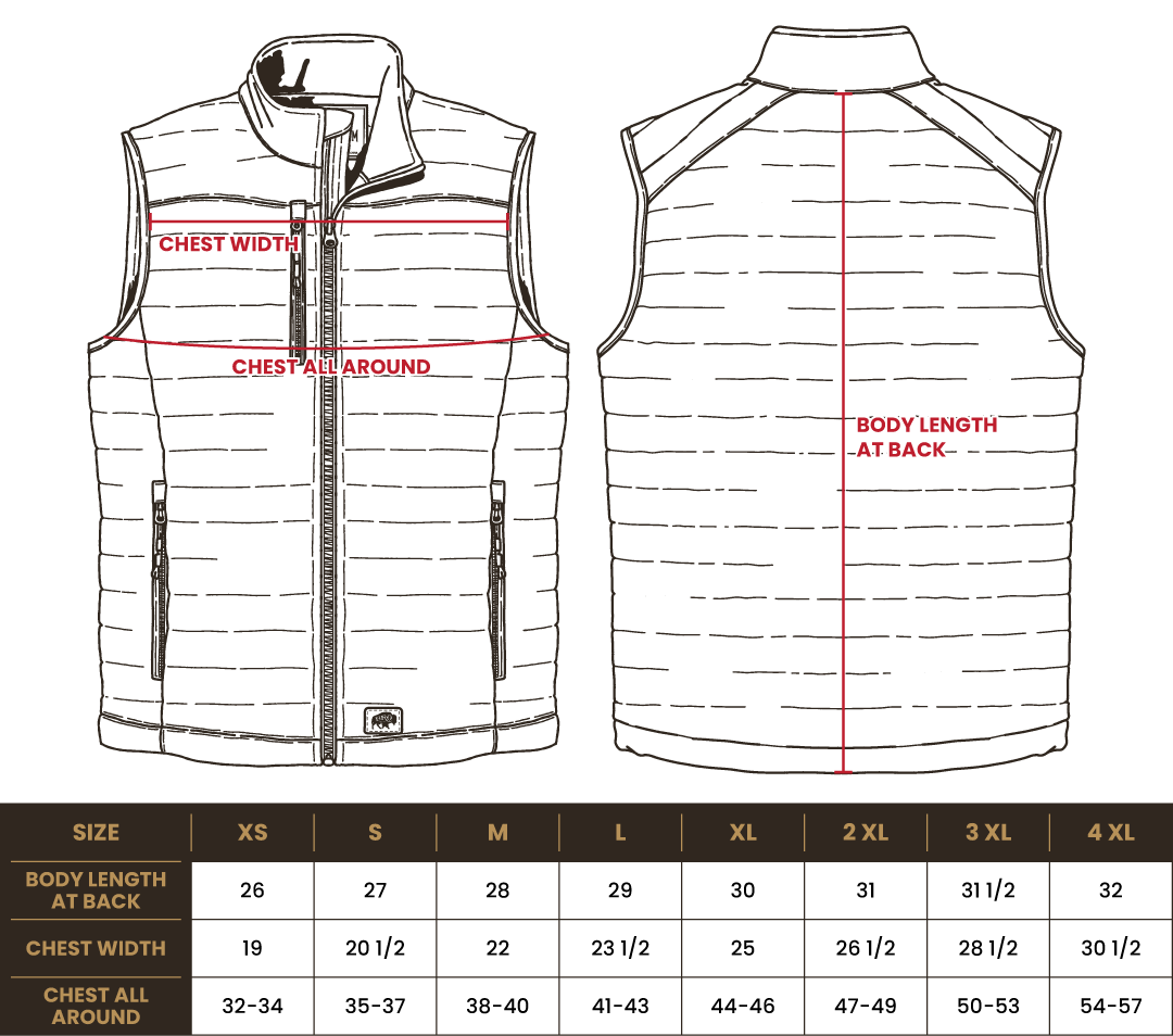 Sizing Chart