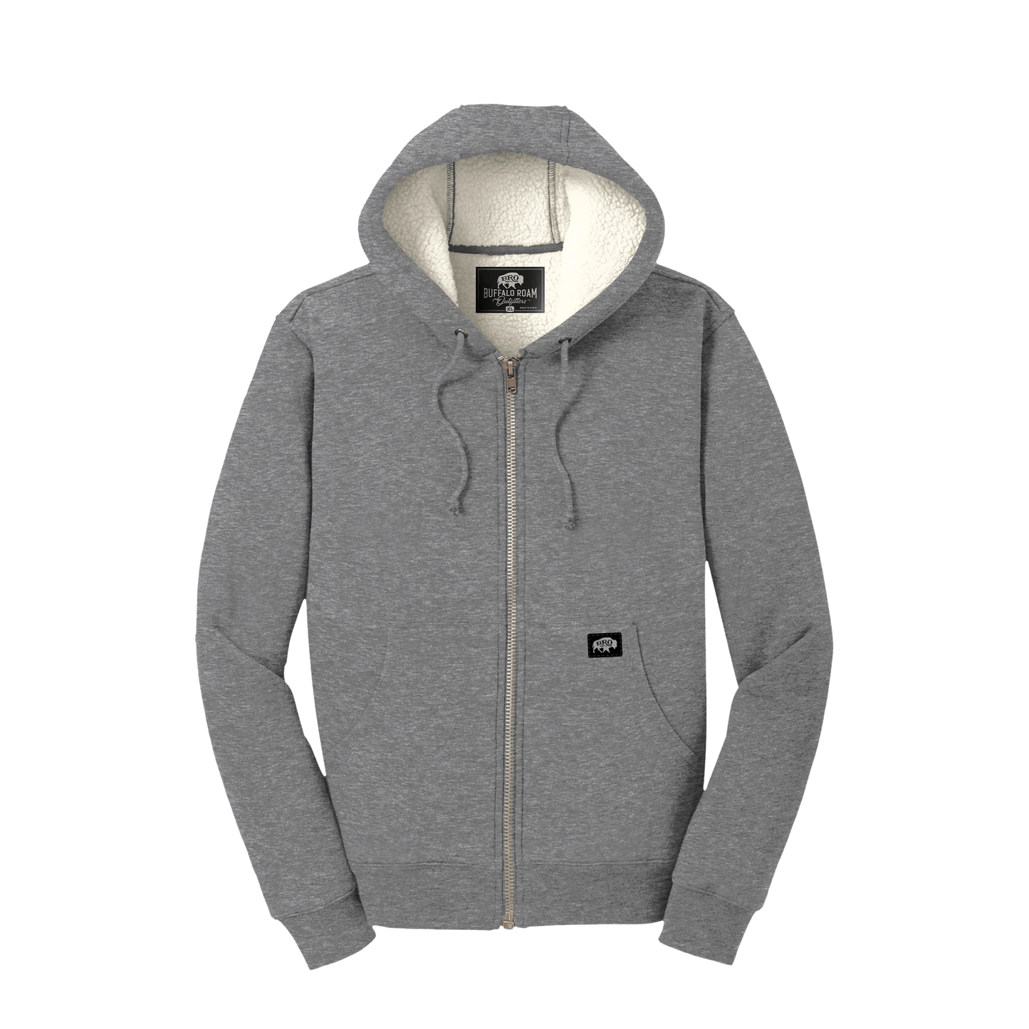 Heavyweight Fleece Hoodie With Zipper