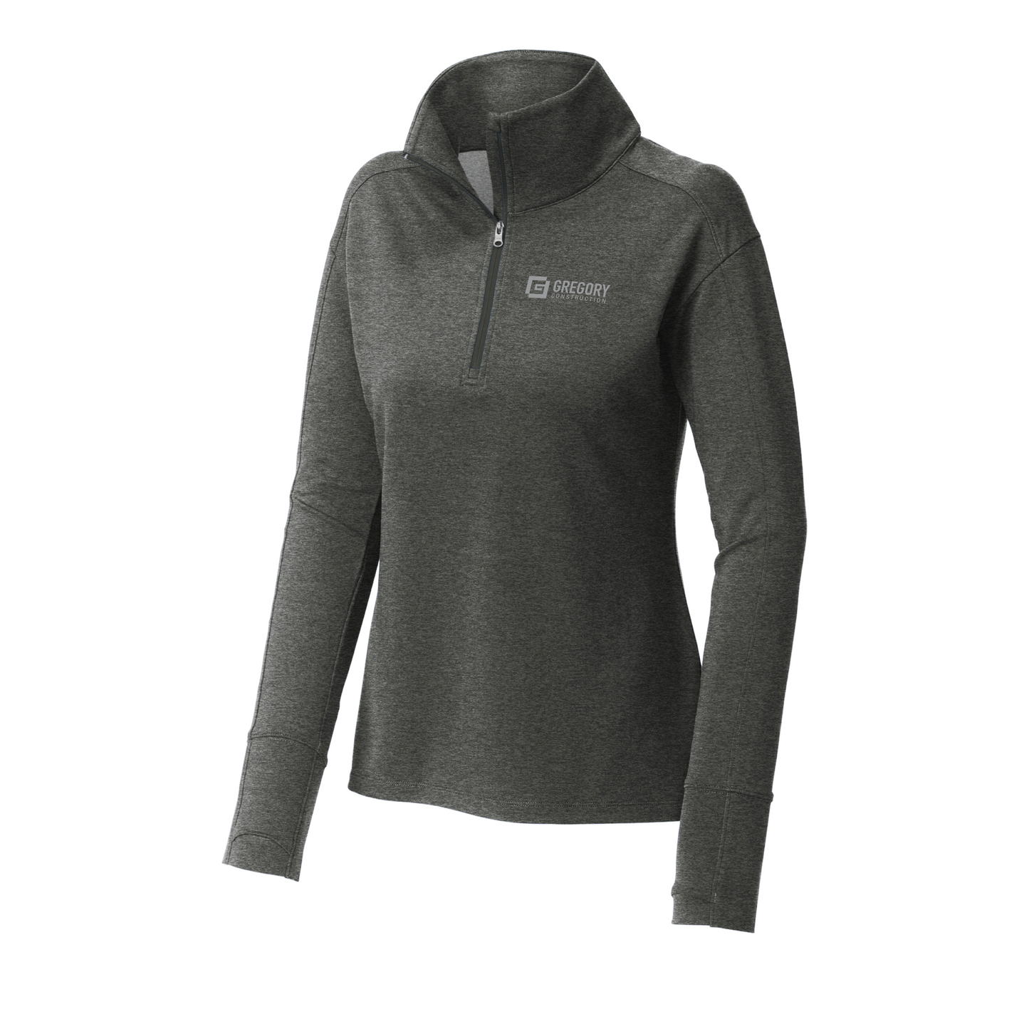 Gregory Construction - BRO Women's 1/4 zip job shirt