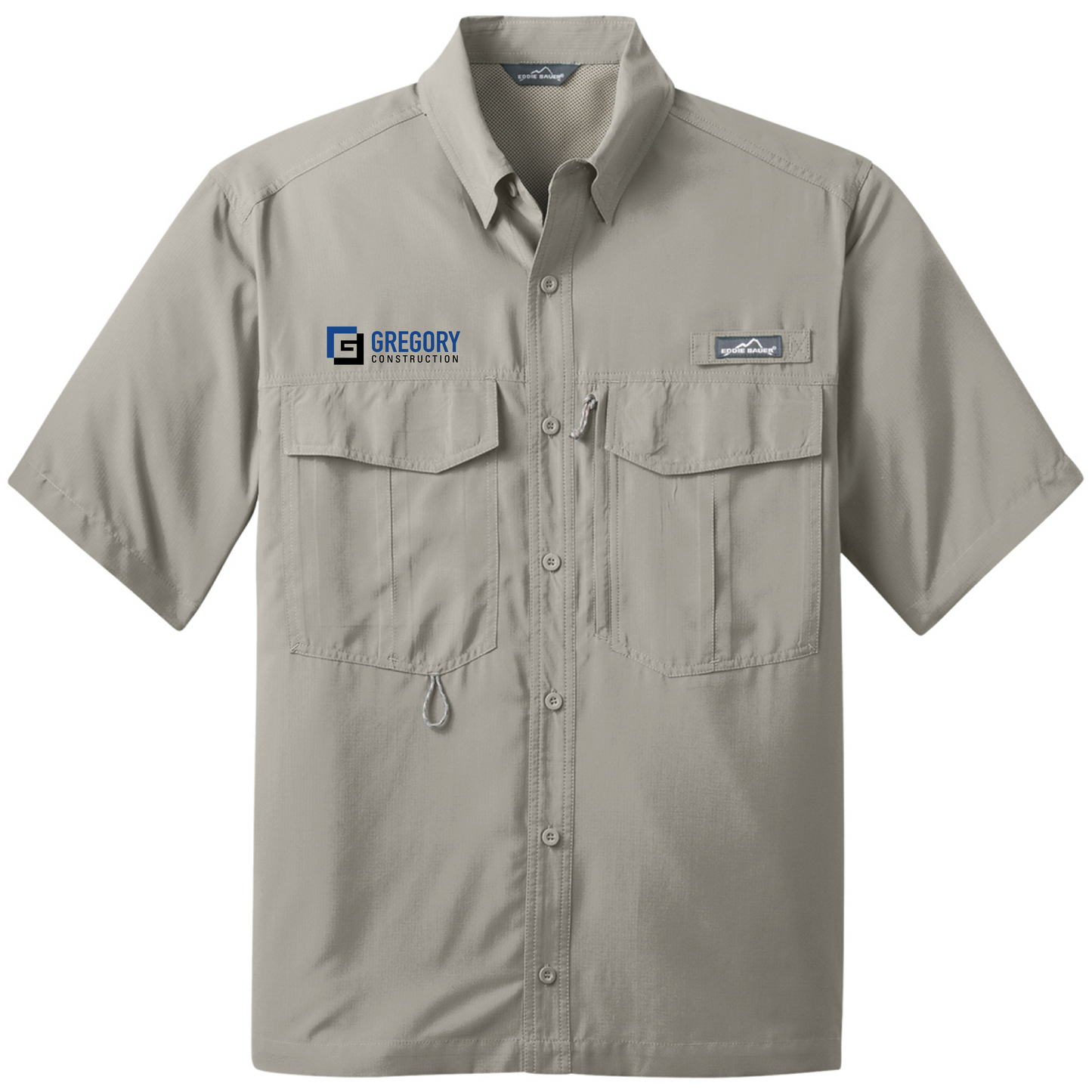 Gregory Construction - Eddie Bauer Short Sleeve Performance Fishing Shirt