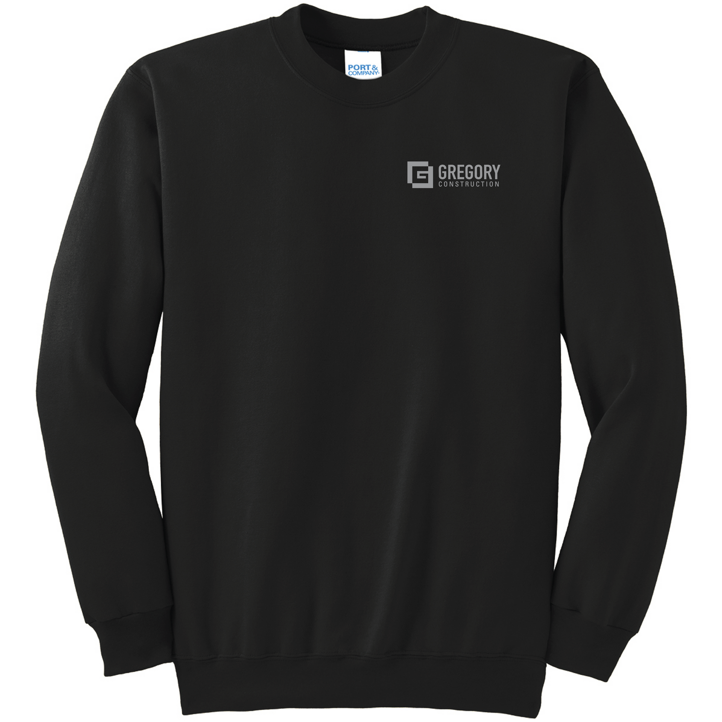 Gregory Construction - Port & Co Essential Fleece Crewneck Sweatshirt