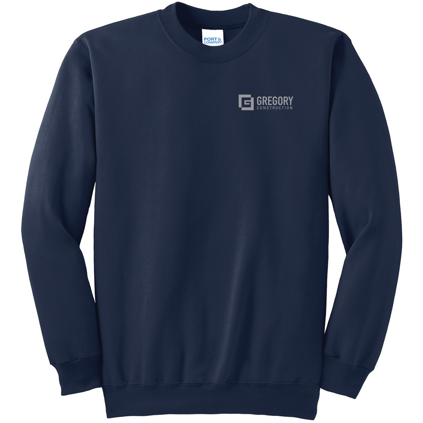 Gregory Construction - Port & Co Essential Fleece Crewneck Sweatshirt