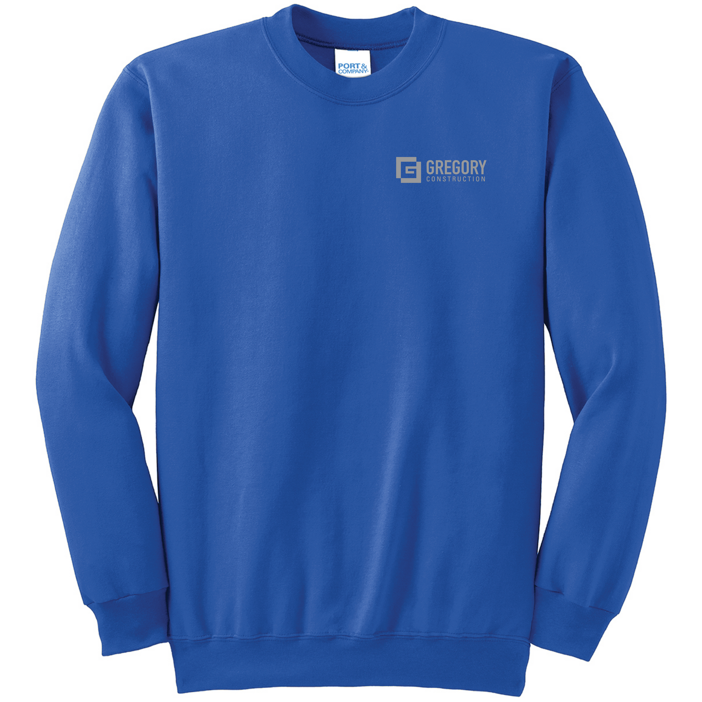Gregory Construction - Port & Co Essential Fleece Crewneck Sweatshirt
