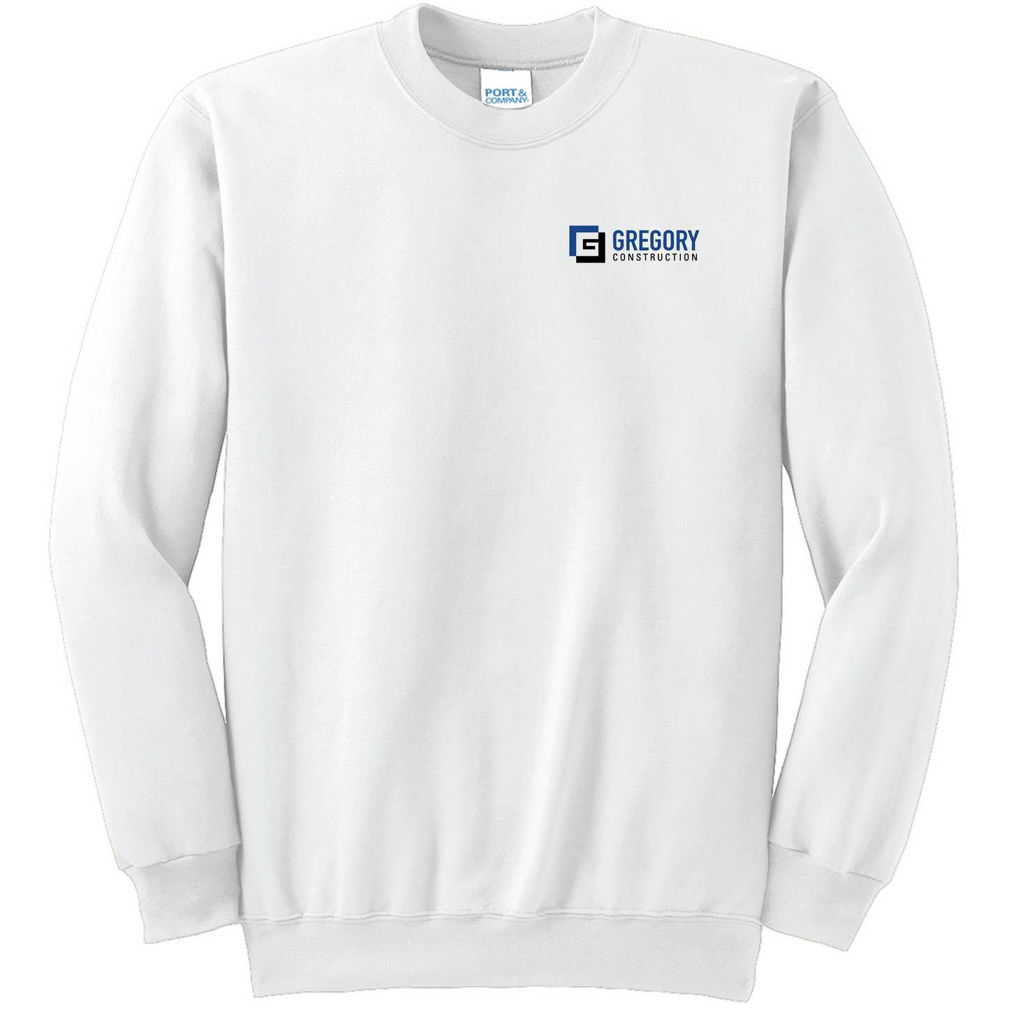 Gregory Construction - Port & Co Essential Fleece Crewneck Sweatshirt