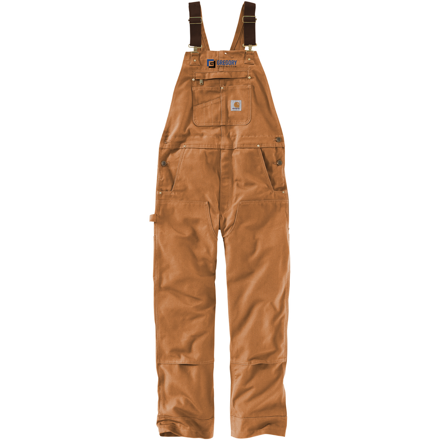 Gregory Construction - Carhartt Duck Unlined Bib Overalls