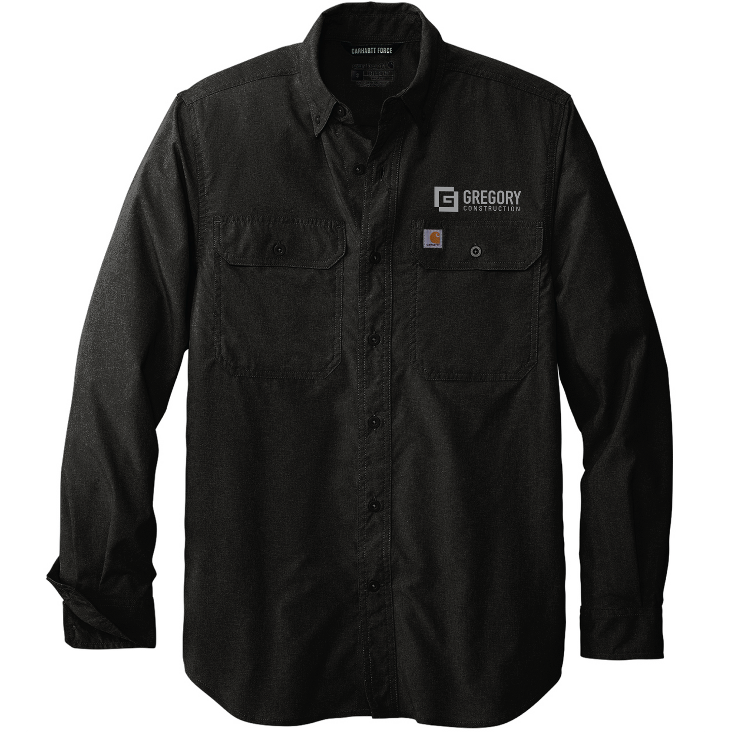 Gregory Construction - Carhartt Force Solid Long Sleeve Shirt