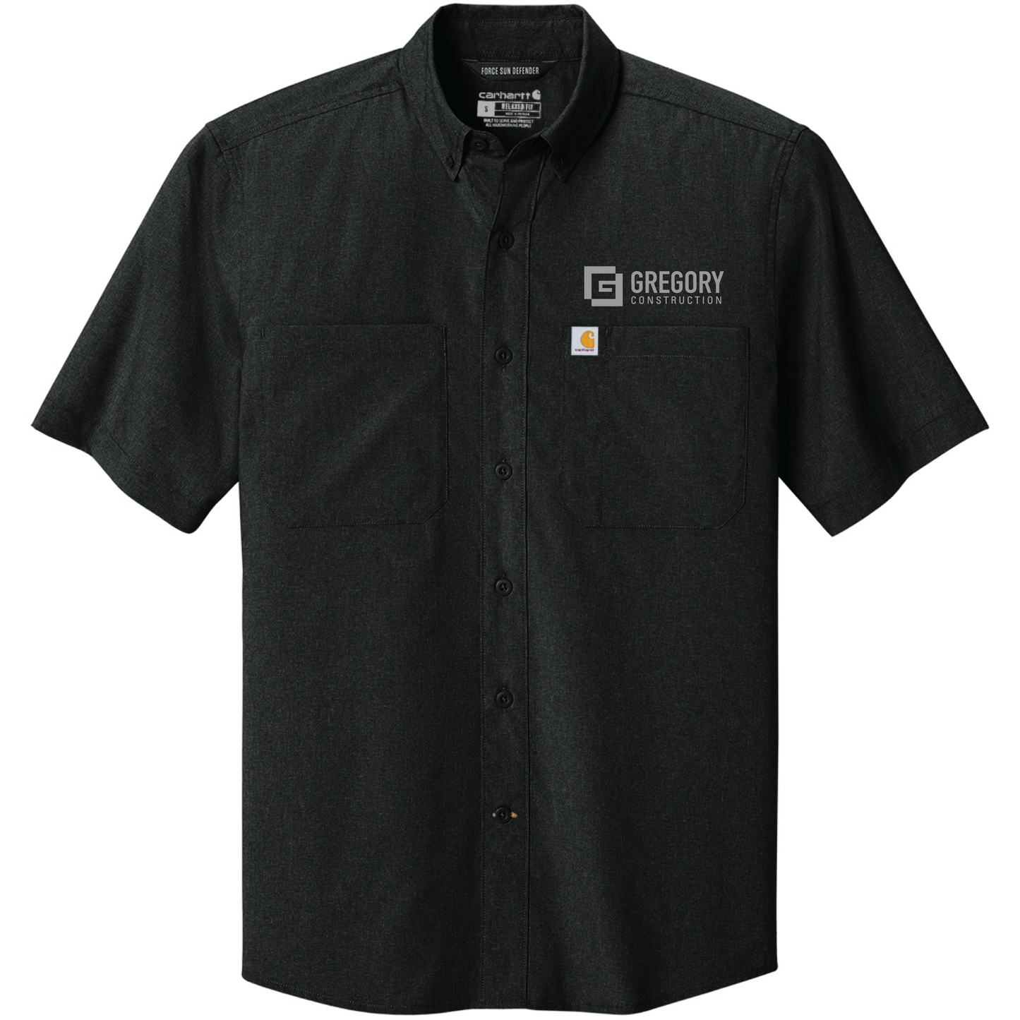 Gregory Construction - Carhartt Force Sun Defender Short Sleeve Shirt