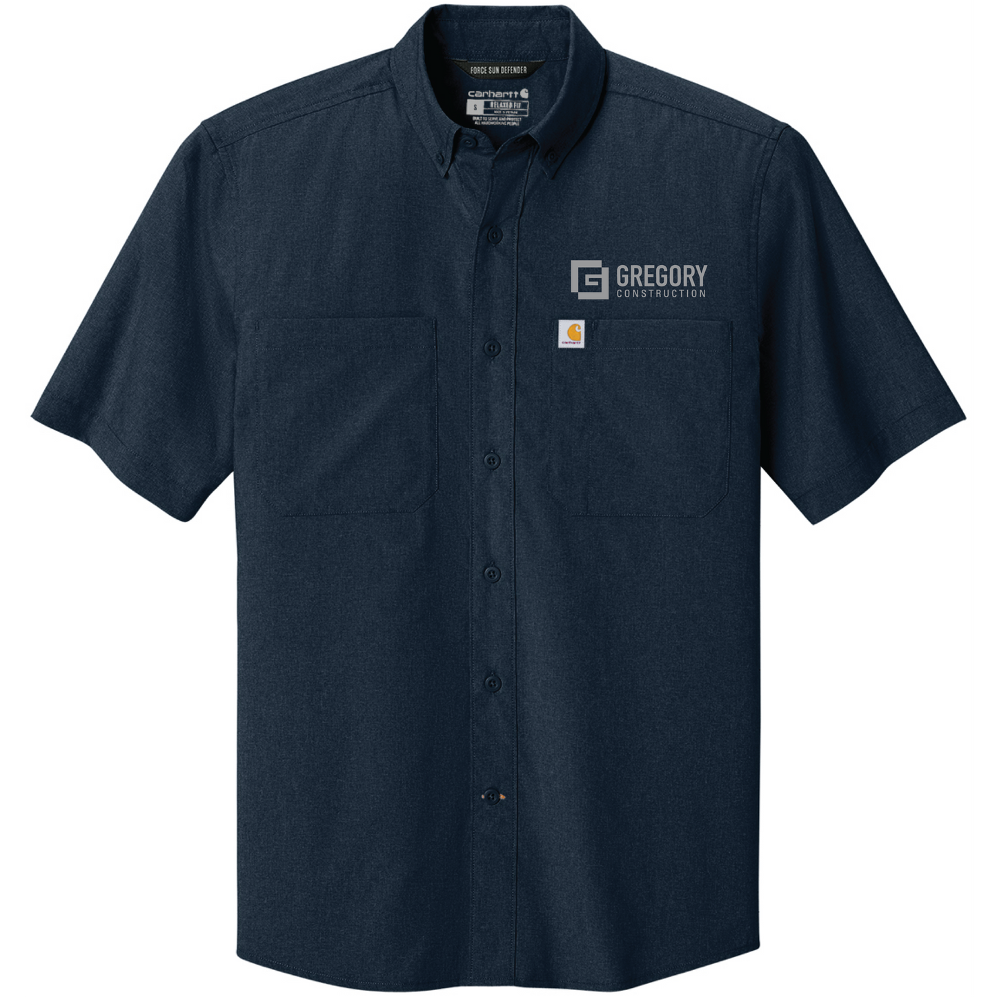 Gregory Construction - Carhartt Force Sun Defender Short Sleeve Shirt