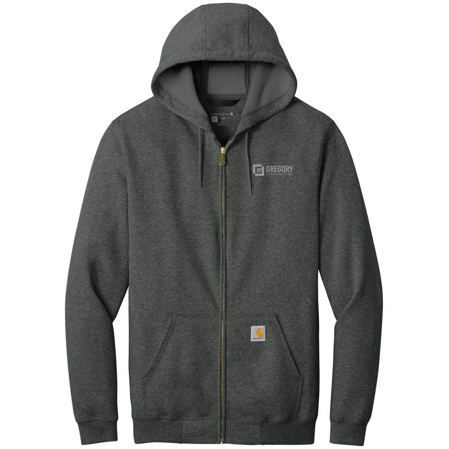 Gregory Construction - Carhartt Midweight Hooded Zip-Front Sweatshirt