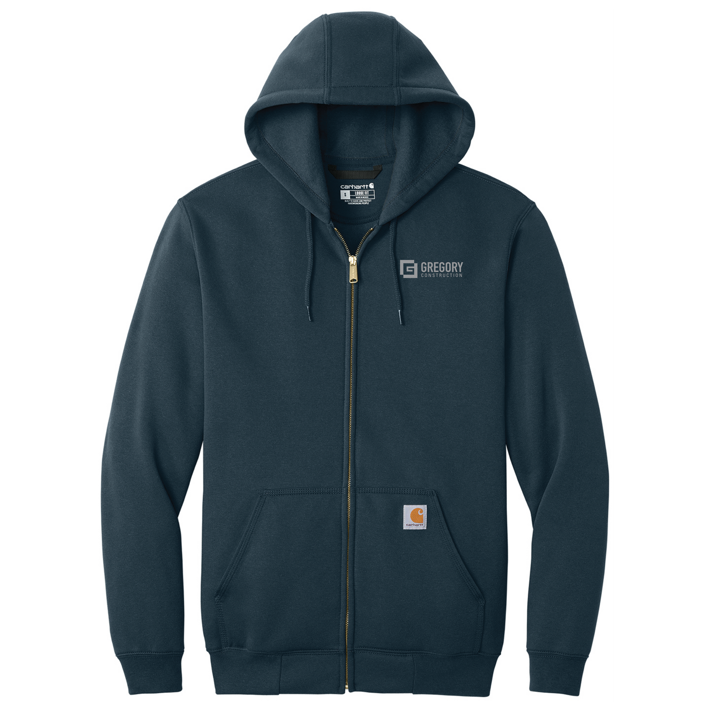 Gregory Construction - Carhartt Midweight Hooded Zip-Front Sweatshirt
