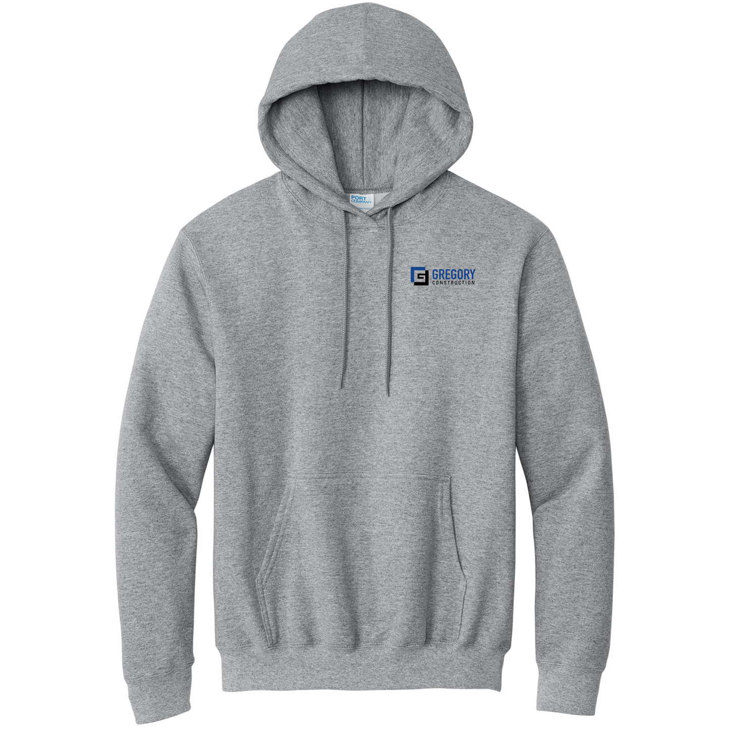 Gregory Construction - Port & Co Tall Essential Fleece Pullover Hooded Sweatshirt