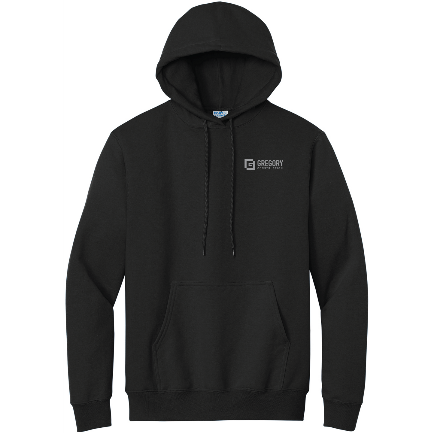 Gregory Construction - Port & Co Tall Essential Fleece Pullover Hooded Sweatshirt
