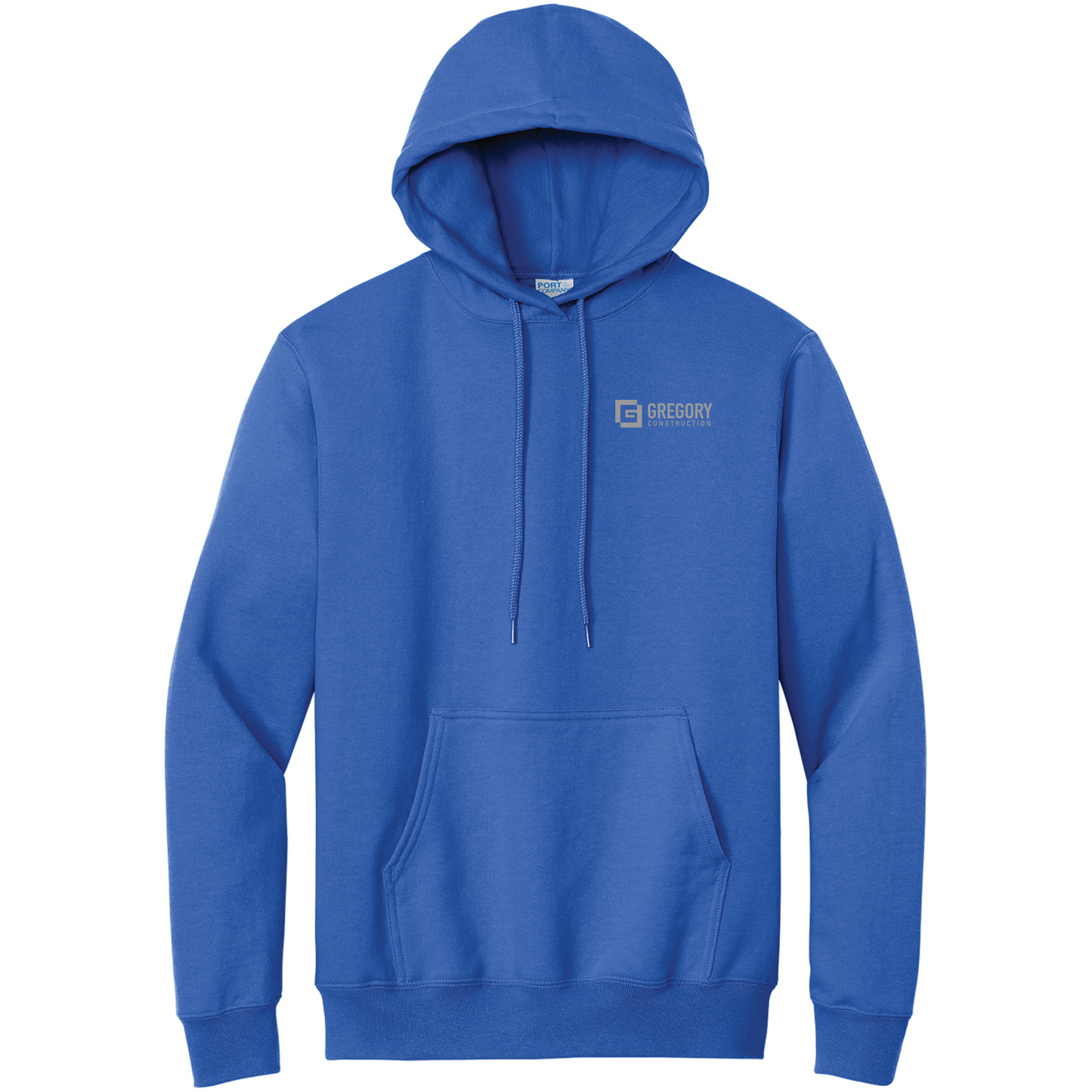 Gregory Construction - Port & Co Tall Essential Fleece Pullover Hooded Sweatshirt