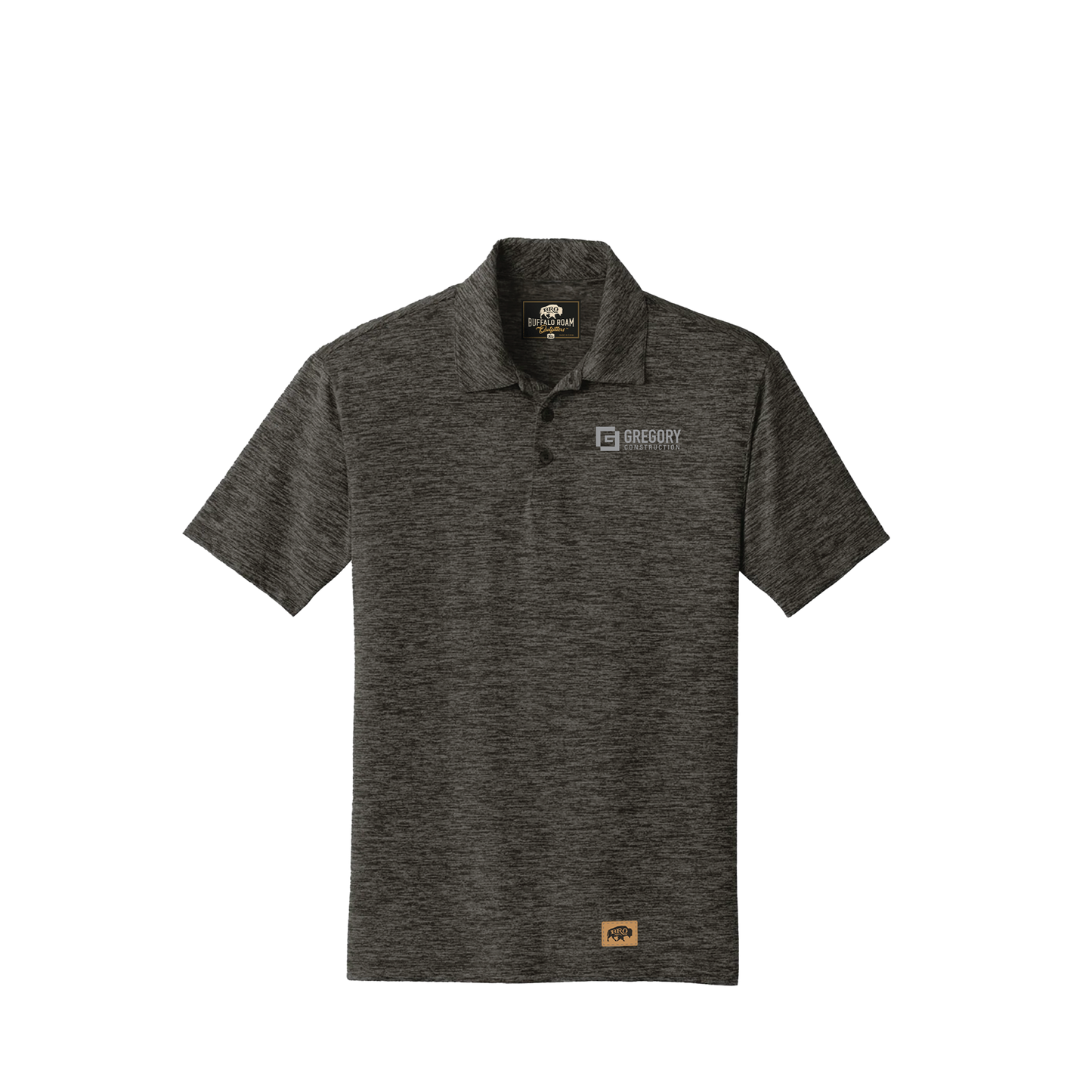 Gregory Construction - BRO Heathered Polo