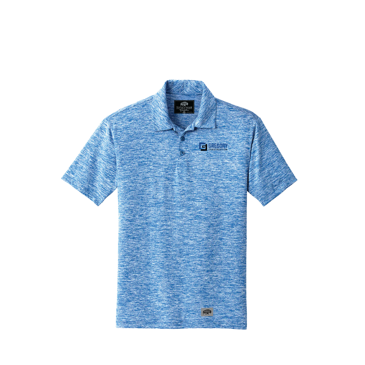 Gregory Construction - BRO Heathered Polo