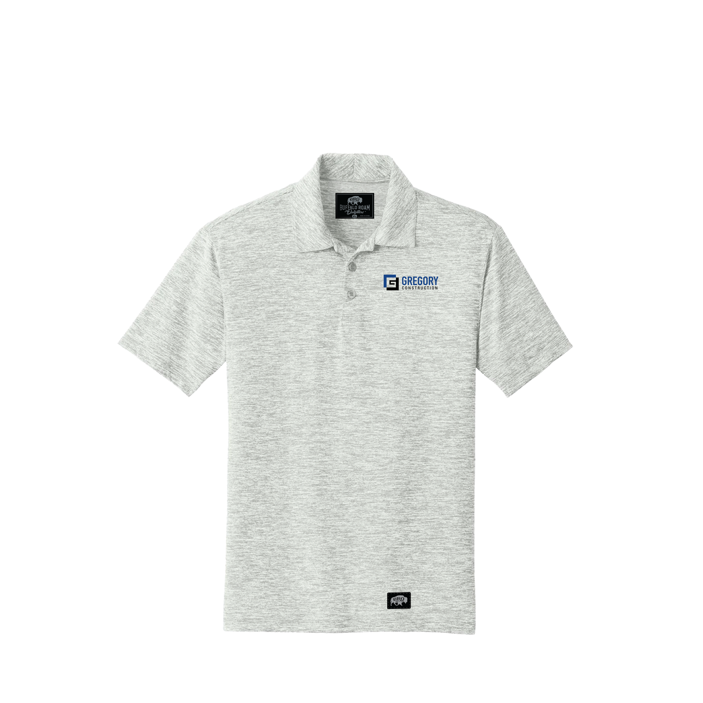 Gregory Construction - BRO Heathered Polo