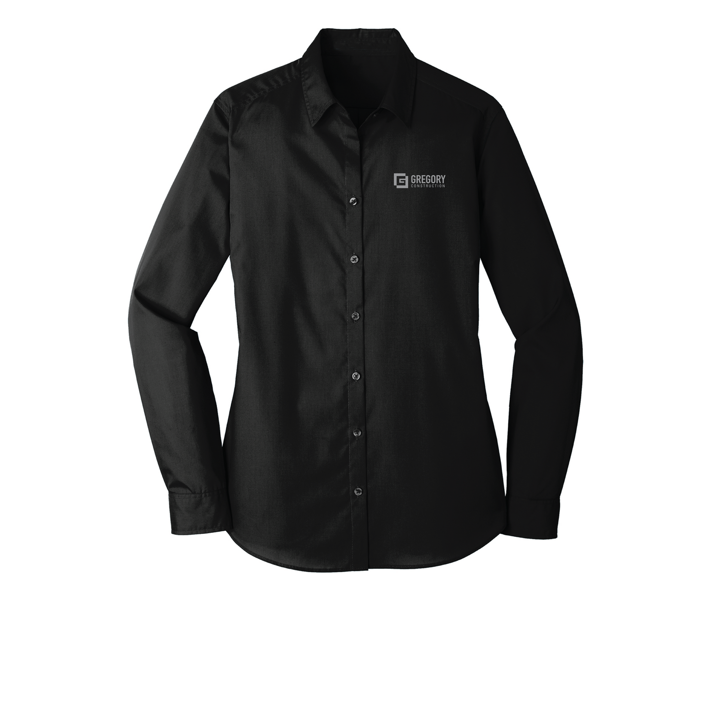 Gregory Construction - Bro Women's Long Sleeve Button Down