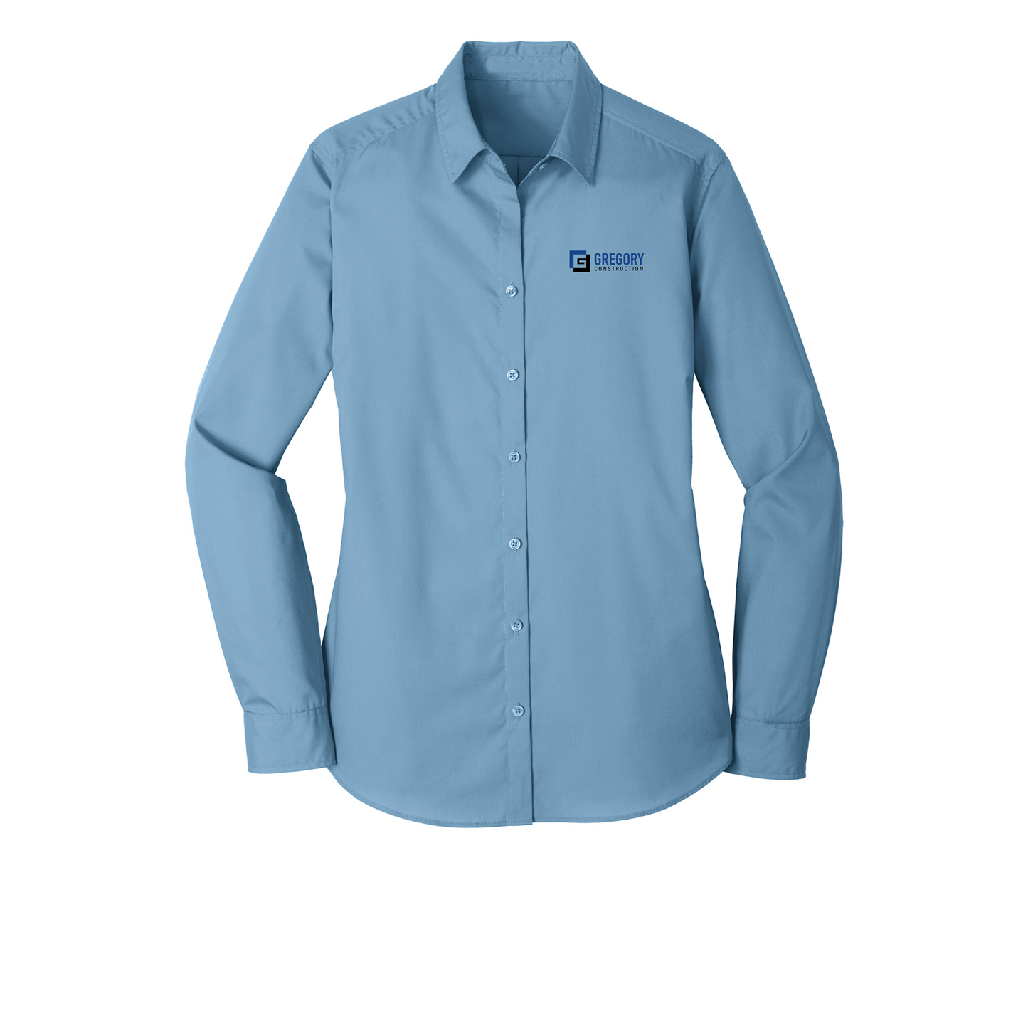Gregory Construction - Bro Women's Long Sleeve Button Down