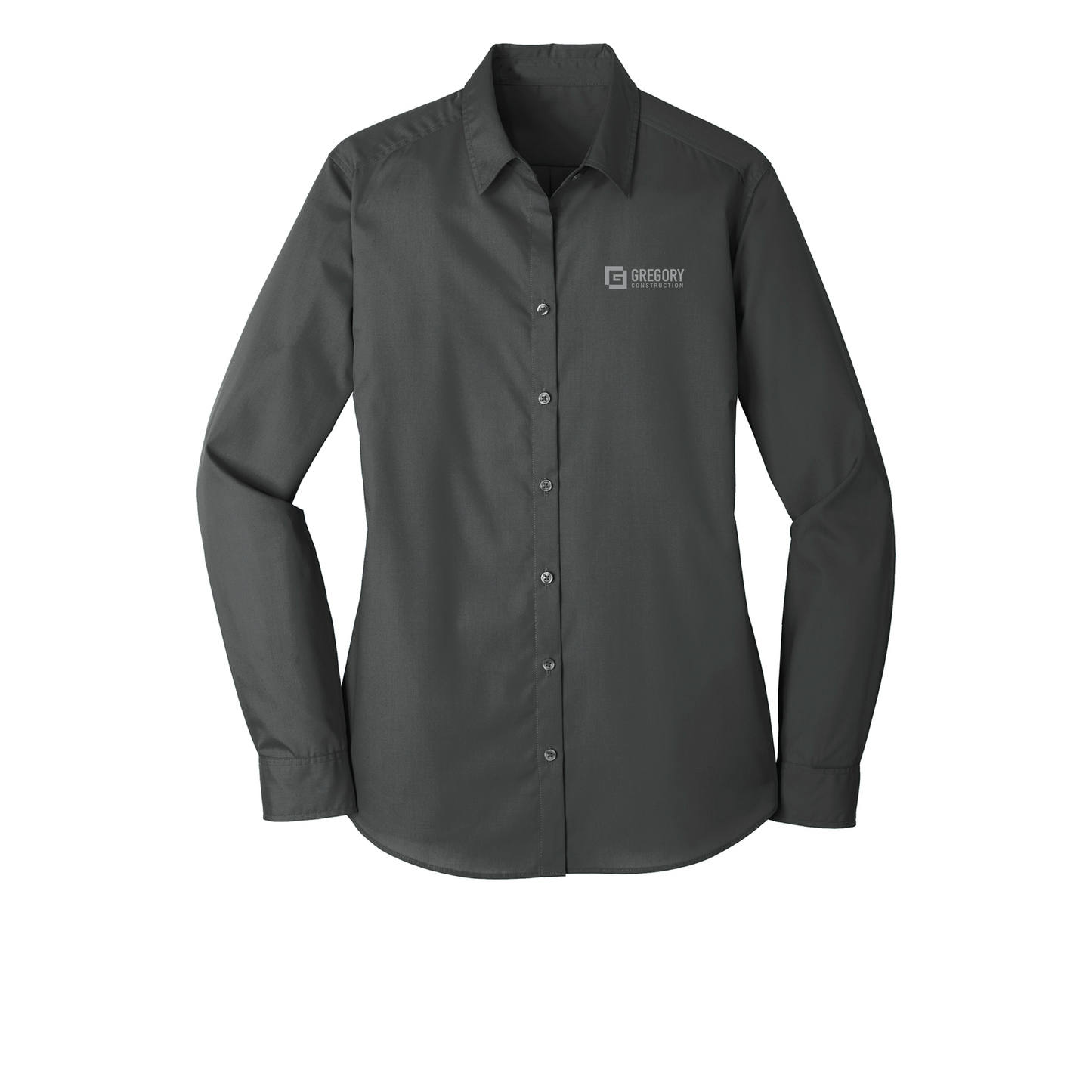 Gregory Construction - Bro Women's Long Sleeve Button Down