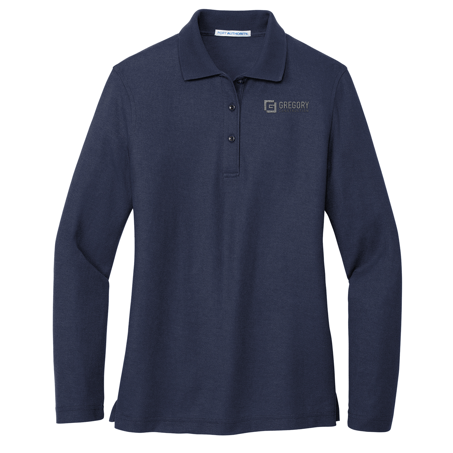 Gregory Construction - Port Authority women’s silk touch long sleeve polo