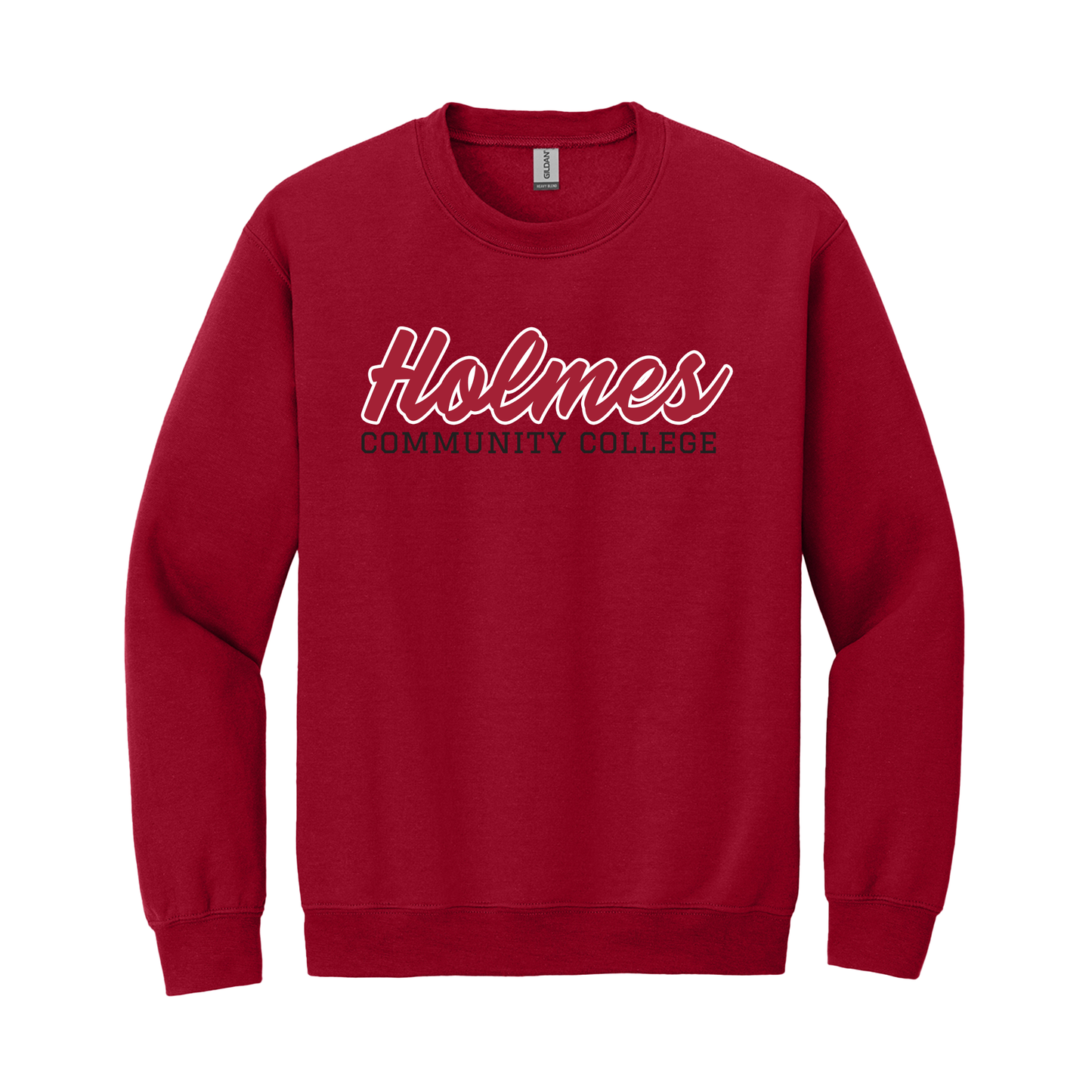 Holmes CC Script Gildan Heavy Blend Crewneck Sweatshirt