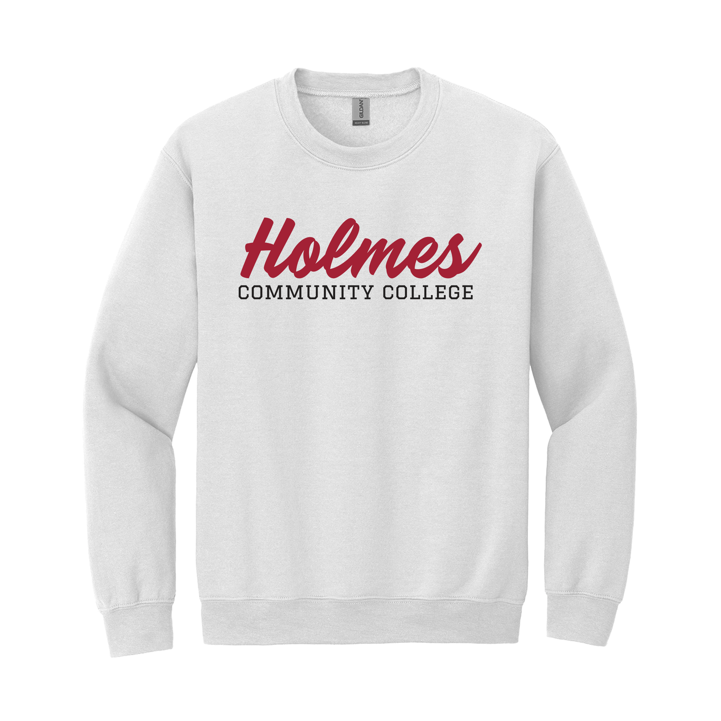 Holmes CC Script Gildan Heavy Blend Crewneck Sweatshirt