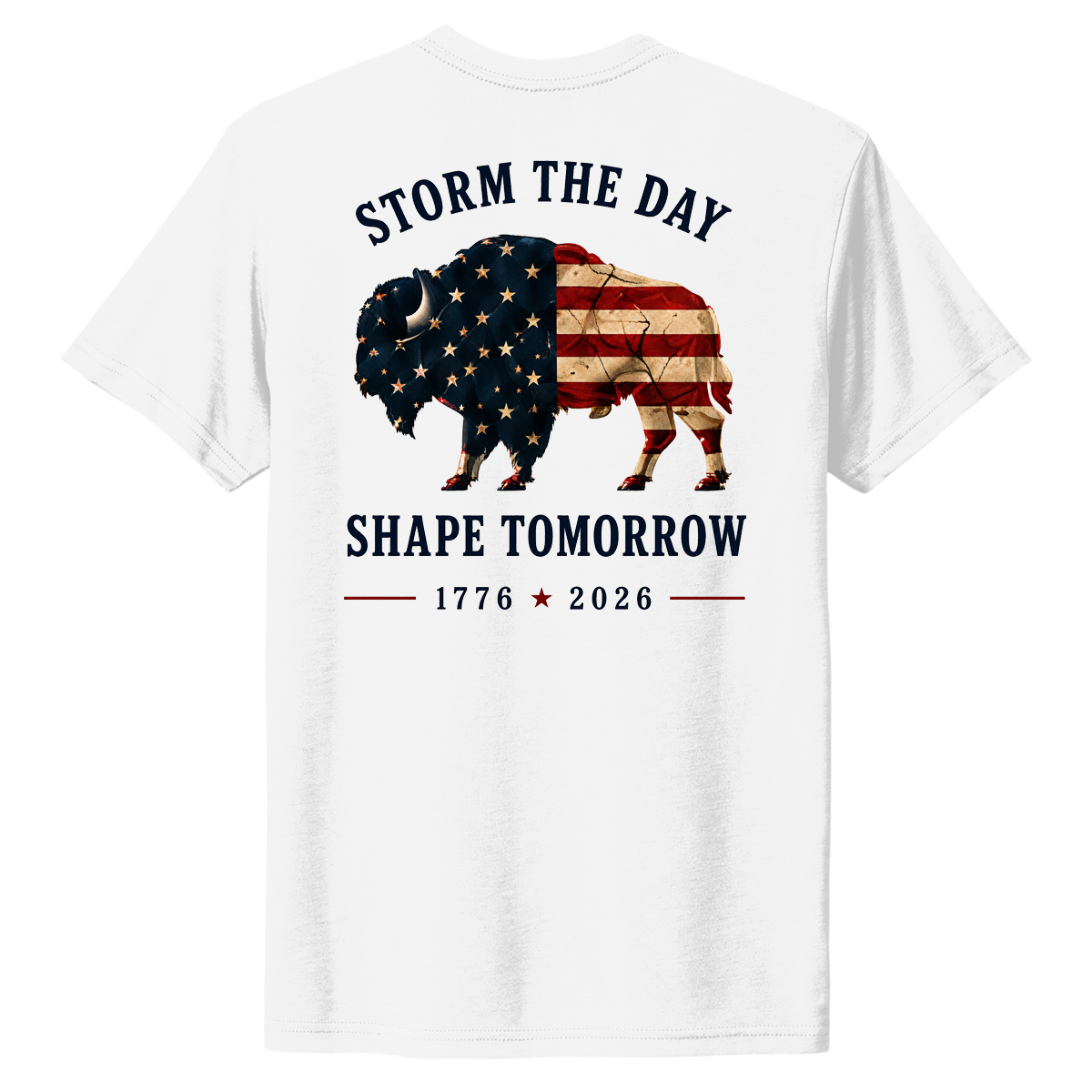 USA 250 Years Storm the Day Buffalo T-Shirt