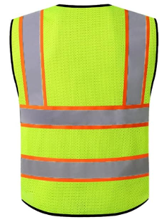 BRO All Mesh No Pocket Class 2 ANSI Two-Tone High Visibility Vest