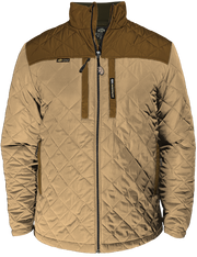 Steward Diamond-Quilted Jacket in BRO Brown