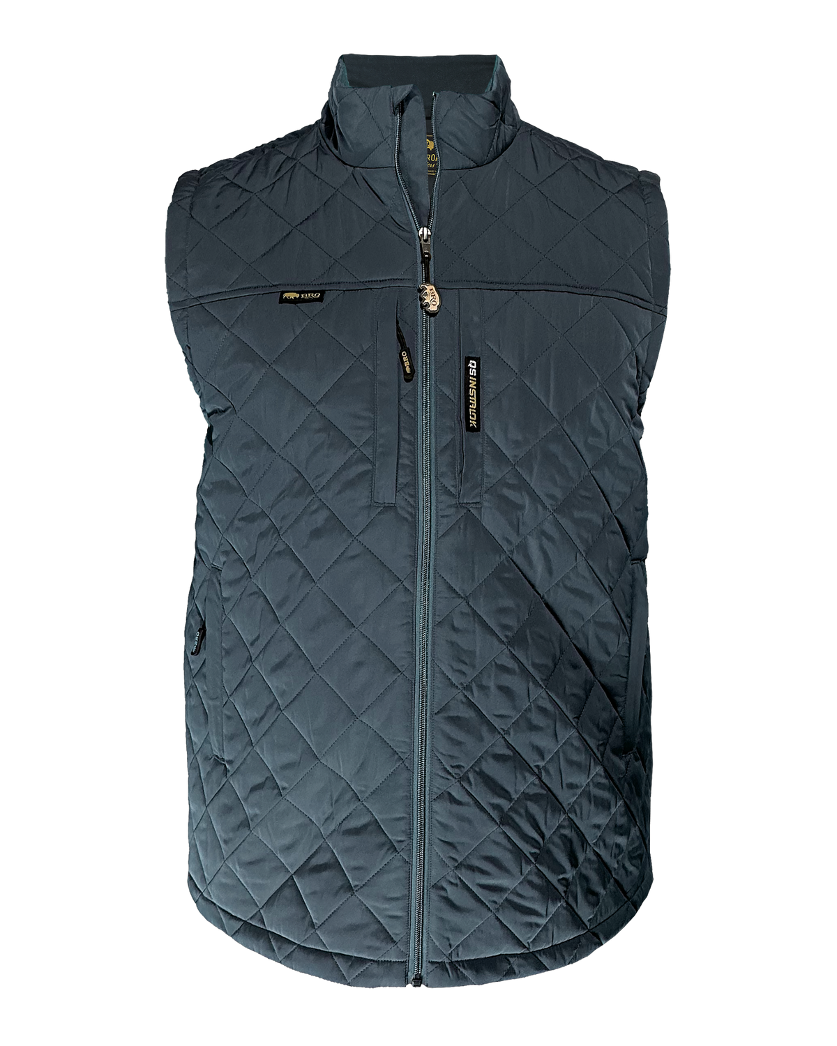 BRO STEWARD DIAMOND-QUILTED VEST