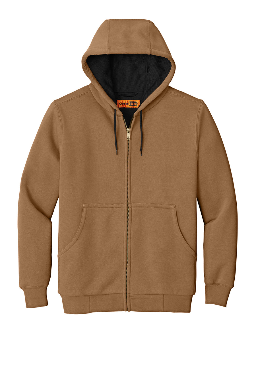 CornerStone Heavyweight Full-Zip Hooded Sweatshirt with Thermal Lining - Dunn Gear