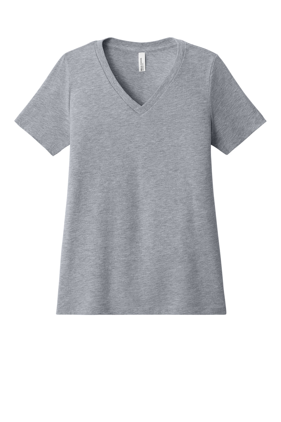 BELLA+CANVAS Women's Relaxed Heather CVC V-Neck Tee - Dunn Gear
