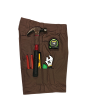 BRO TaskMaster 8 work shorts with Out Of The Way hammer slots