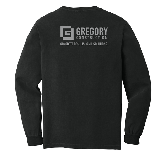 Gregory Construction - COMFORT COLORS Heavyweight Ring Spun Long Sleeve Tee
