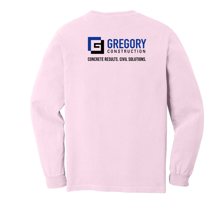 Gregory Construction - COMFORT COLORS Heavyweight Ring Spun Long Sleeve Tee