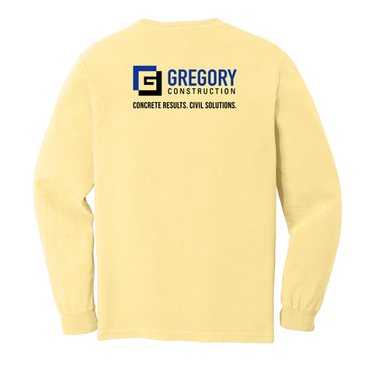 Gregory Construction - COMFORT COLORS Heavyweight Ring Spun Long Sleeve Tee