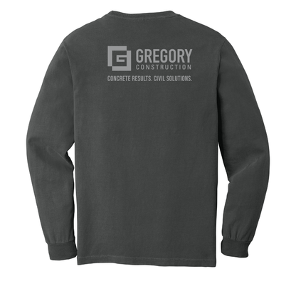 Gregory Construction - COMFORT COLORS Heavyweight Ring Spun Long Sleeve Tee
